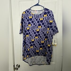 LuLaRoe‎ Disney Short Sleeve Tee - Purple and Yellow